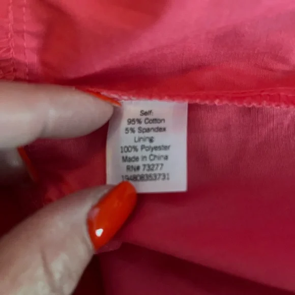 Lauren Conrad Vibrant Summer Dress, Pink Shades. Cotton & spandex blend SZ L - Picture 5 of 16